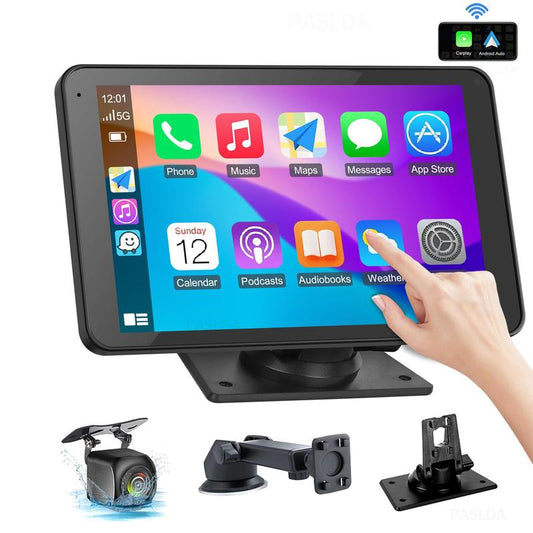 【Paslda】Christmas Gift ：2025 Upgraded Wireless Carplay Screen for Andriod & Iphone : the Ultimate Portable Car Play Adapter for Seamless In-Car Entertainment Tiktokshopblackfriday